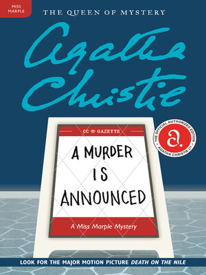 cover image of A Murder Is Announced